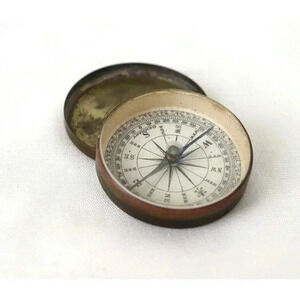 Antique Brass Field Compass Army compass Father's Day Outdoor enthusiast Germany